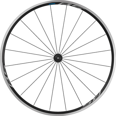 Shimano WH-RS100 clincher wheel, 100 mm Q/R axle, front, black