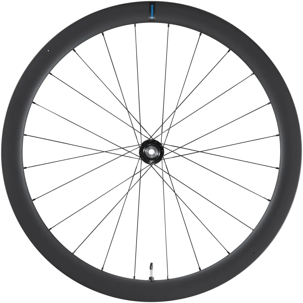 Shimano C46 Carbon Disc Centre Lock Tubeless Front Wheel