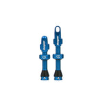 Hope Tubeless Valve Pair - 40/60mm - Blue