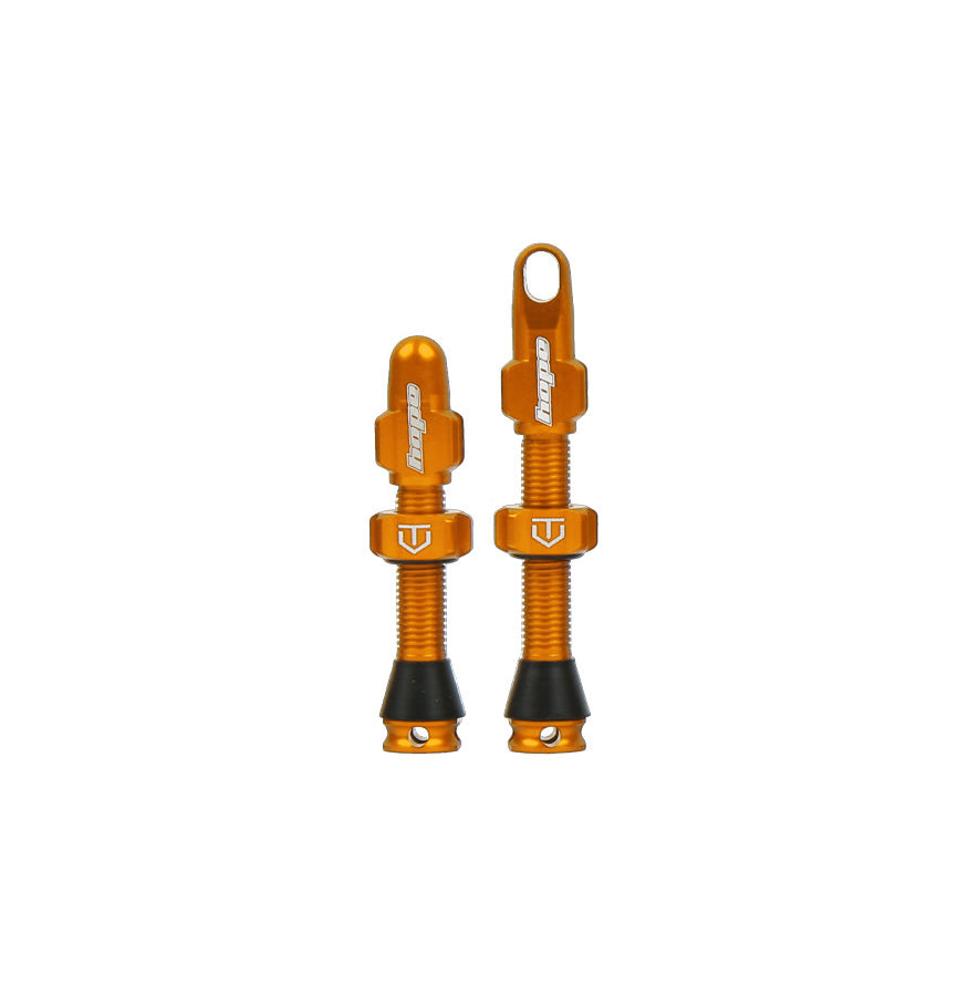 Hope Tubeless Valve Pair - 40/60mm - Orange