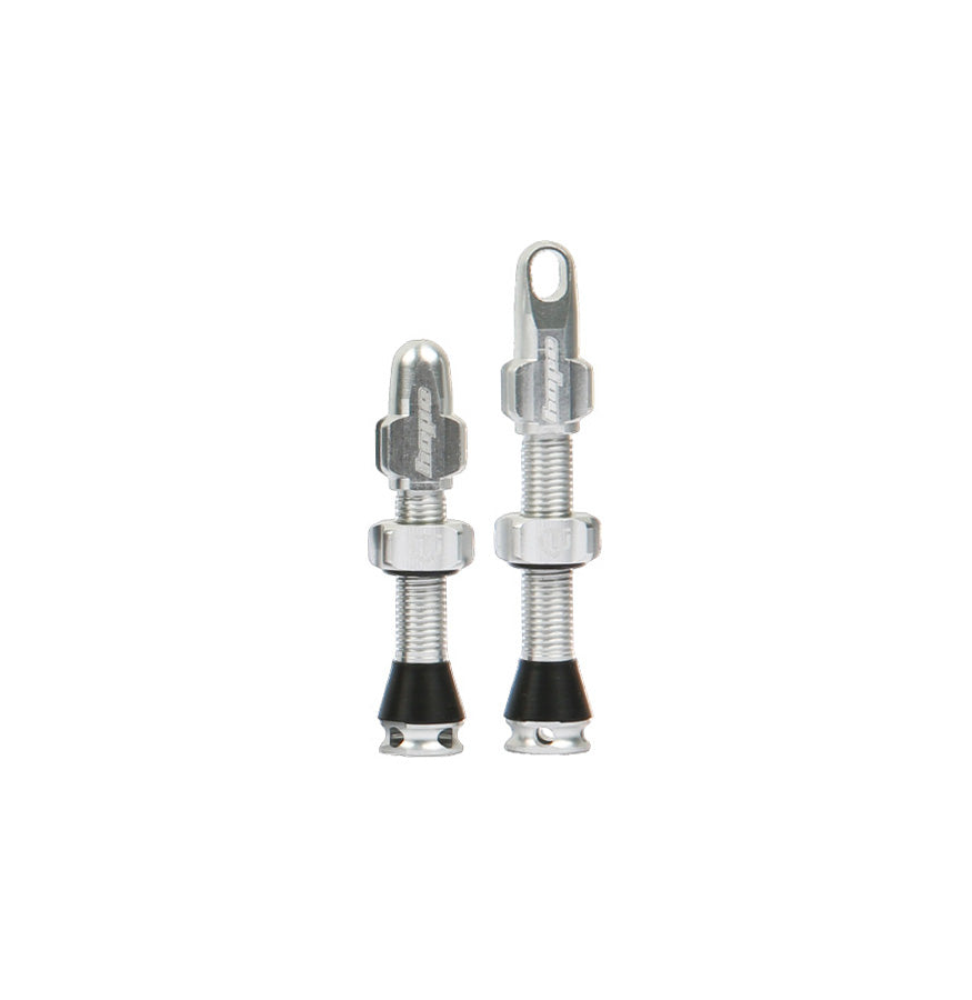 Hope Tubeless Valve Pair - 40/60mm - Silver