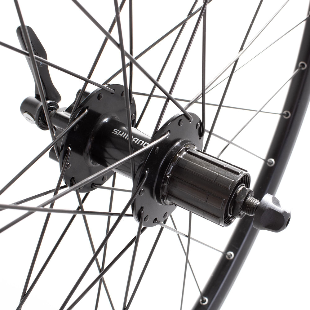 Gravel/MTB Rear Wheel Shimano QC400 6B Hub QR 135mm 650B/27.5 inch TLR Rim blkk