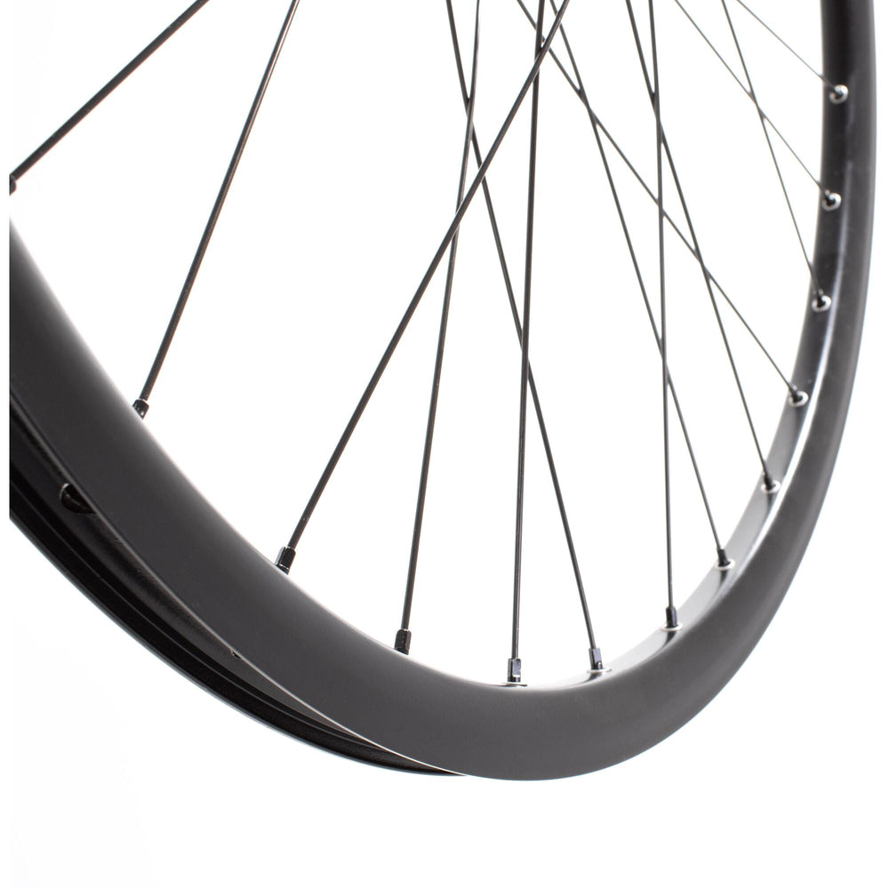 Gravel/MTB Rear Wheel Shimano QC400 6B Hub QR 135mm 650B/27.5 inch TLR Rim blkk