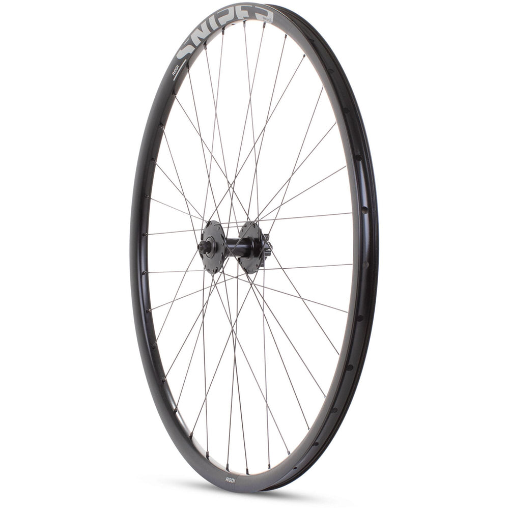 M Part Wheels Gravel Front Wheel Shimano QB 400 6B Hub QR 100mm 700c Sniper 24 Rim black