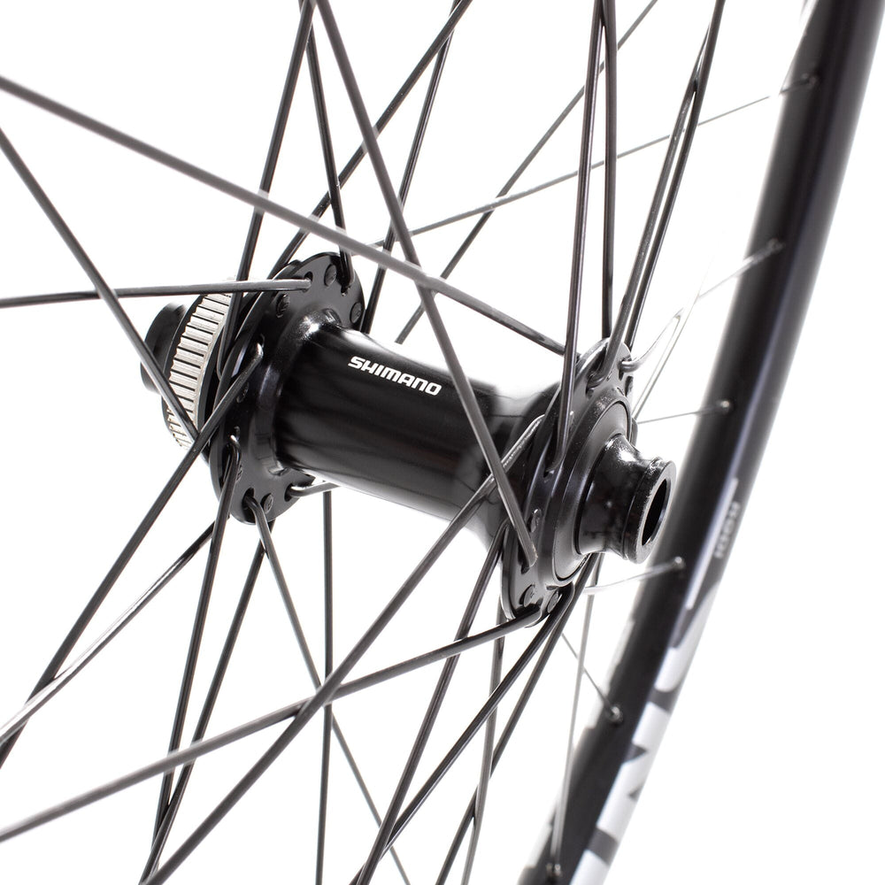 M:Part Gravel Front Wheel Shimano TC500 CL Hub TA 100x12 700c Sniper 24 Rim black