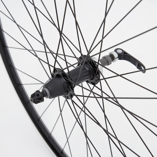 MTB Rear Quick Release Screw On Wheel black 27.5 inch