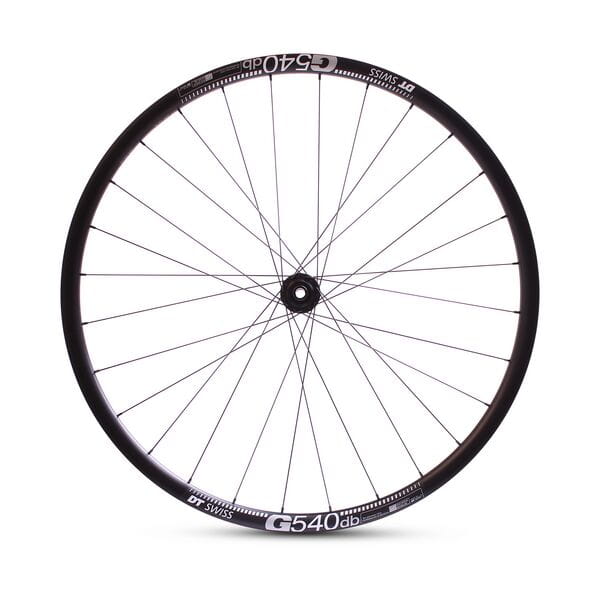 Gravel Front Wheel DT 370 CL Hub G 540 Rim TLR black 700c