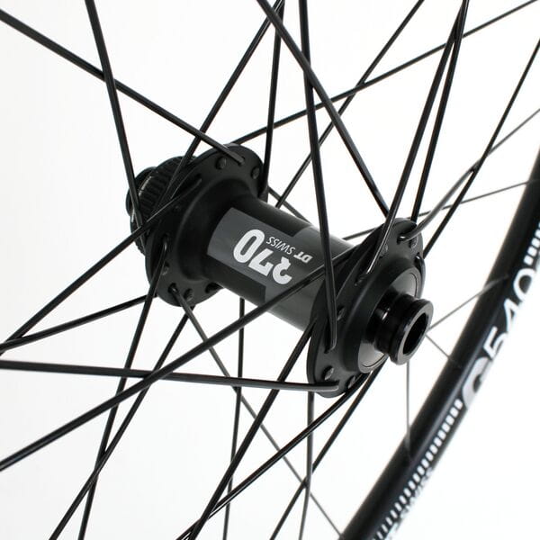 Gravel Front Wheel DT 370 CL Hub G 540 Rim TLR black 700c