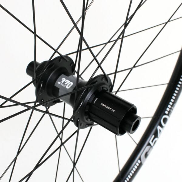 Gravel Rear Wheel DT 370 CL Hub G 540 Rim TLR black 700c