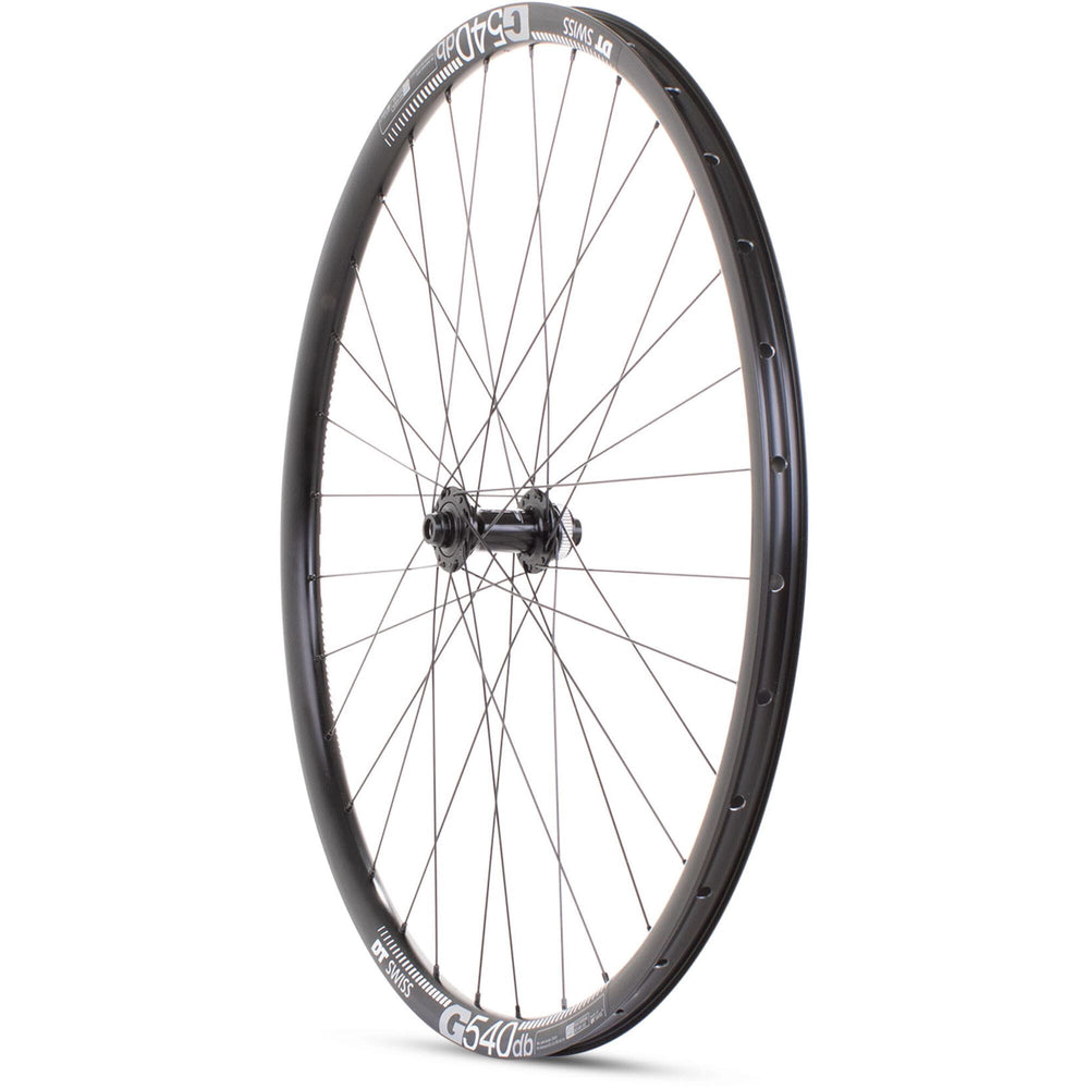 Gravel Front Wheel Shimano 105 CL Hub TA 100x12mm G 540 Rim TLR black 700c