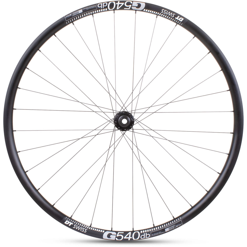 Gravel Front Wheel Shimano 105 CL Hub TA 100x12mm G 540 Rim TLR black 700c