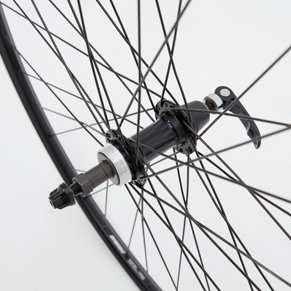 M Part Wheels Hybrid Rear Quick Release Screw On Wheel black 700c
