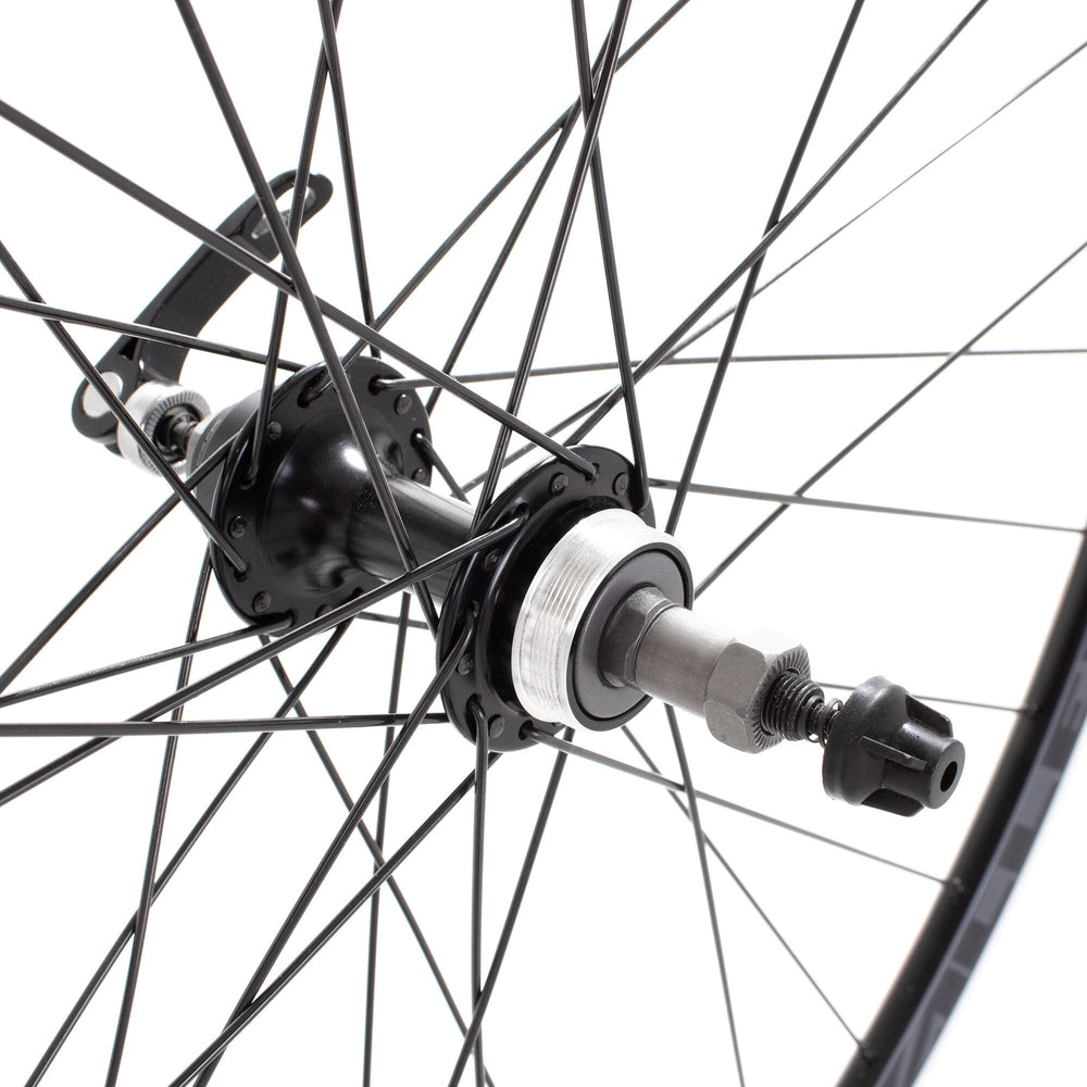 M Part Wheels Road Rear Quick Release Screw On Wheel black 700c