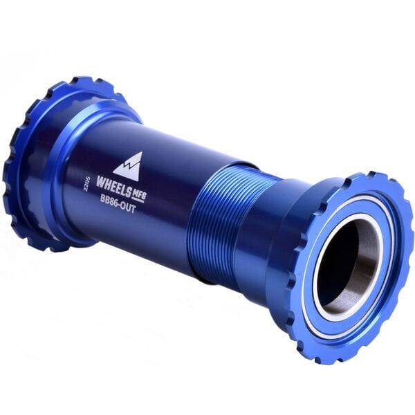Wheels Manufacturing BB86/92 Threaded ABEC-3 Bearings For 24mm Cranks - Blue