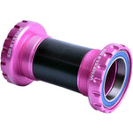 Wheels Manufacturing BSA Threaded Frame ABEC-3 Bearings For 30mm Cranks - Pink