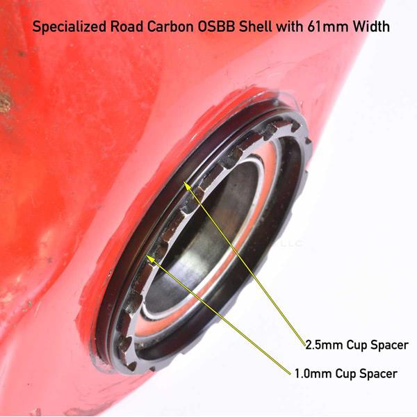 Wheels Manufacturing Specialized OSBB to PF30 Bottom Bracket Spacer Kit