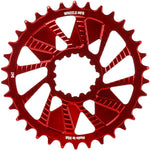 Wheels Manufacturing Wheels MFG Chainring - Anodized Shimano Direct Mount HG+ - 1.5mm Inboard - 34 teeth / Red