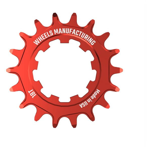 Wheels Manufacturing Solo-XD Kits - 18 teeth / Red