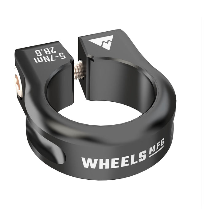 Wheels Manufacturing Seat Post Collar 28.6mm - Black