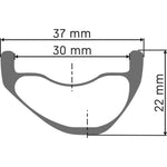 DT Swiss XMC 1500, 30 mm rim, BOOST axle, 29 inch front