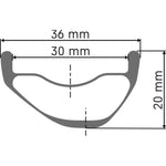 DT Swiss XRC 1500, 30 mm rim, BOOST axle, MICRO SPLINE / SRAM XD, 29 inch rear