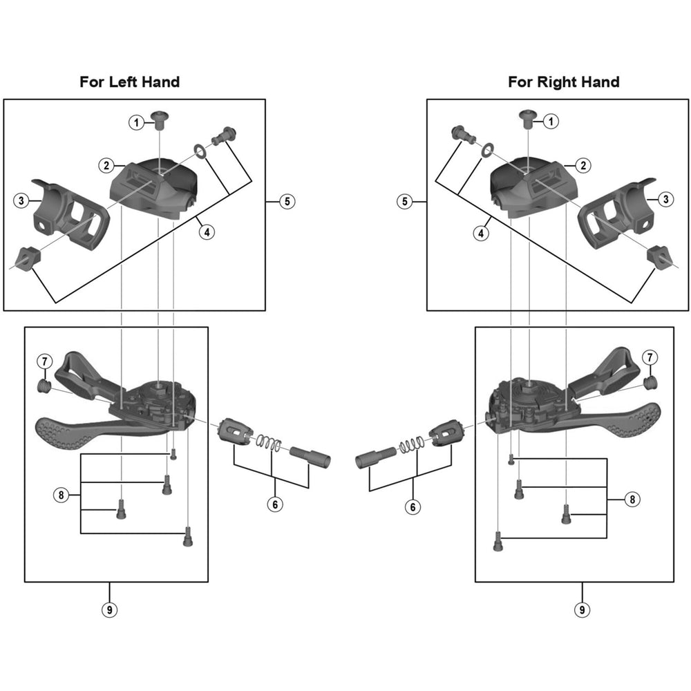 Shimano SL-M9000-I right hand cover