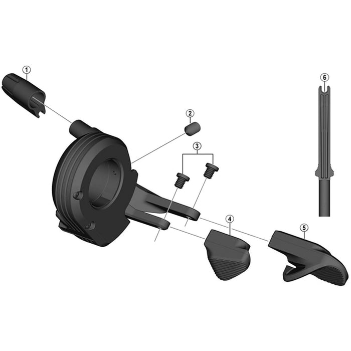 Shimano SW-M9050 B lever, right