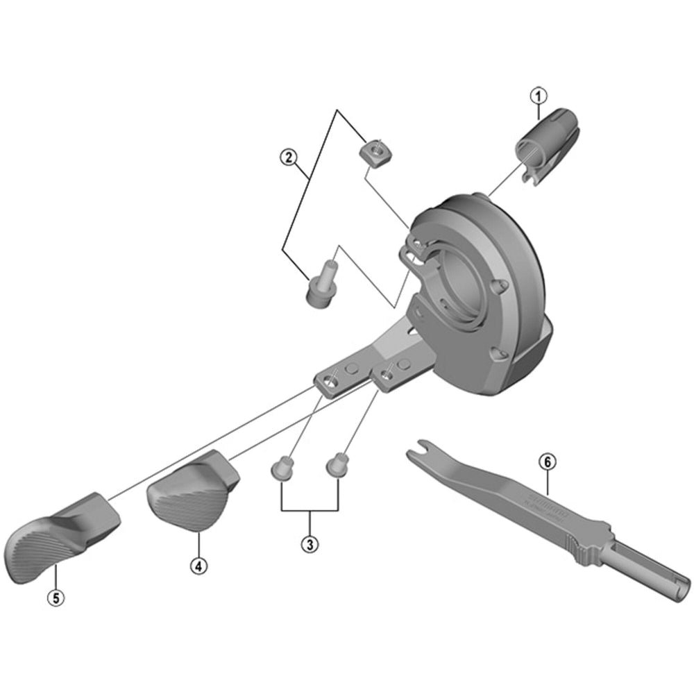 Shimano SW-M9050 lever slide fixing bolt, pair