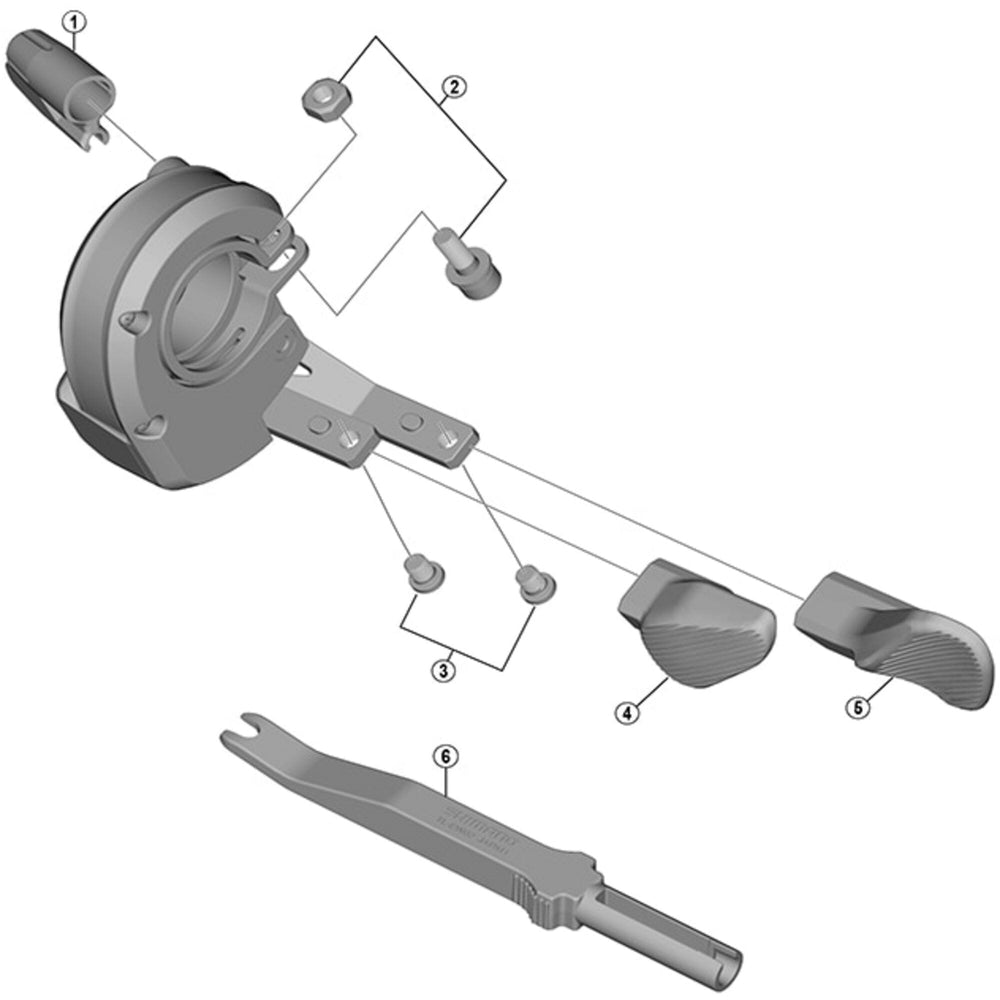 Shimano SW-M8050 B lever right hand