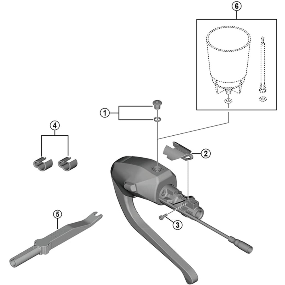 Shimano ST-R9180 shoe bolt , M2