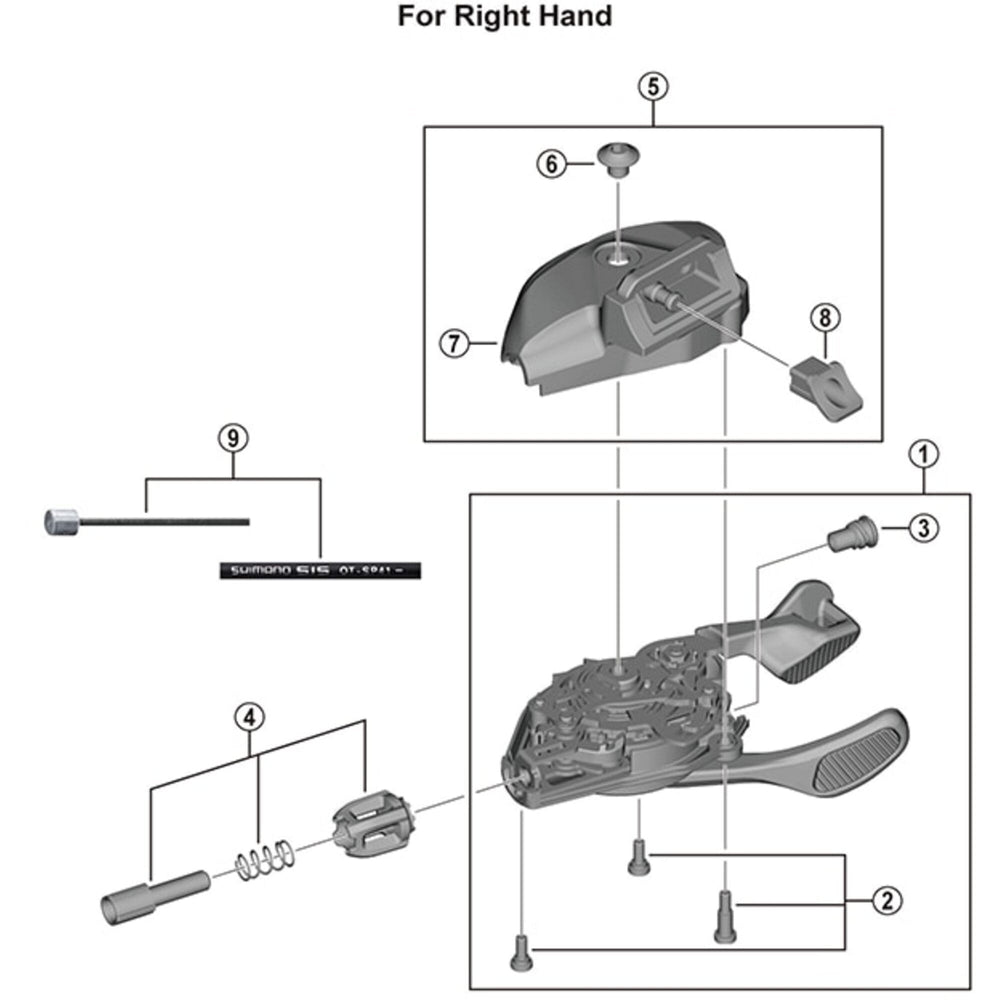 Shimano SL-M9100-I unit fixing bolt