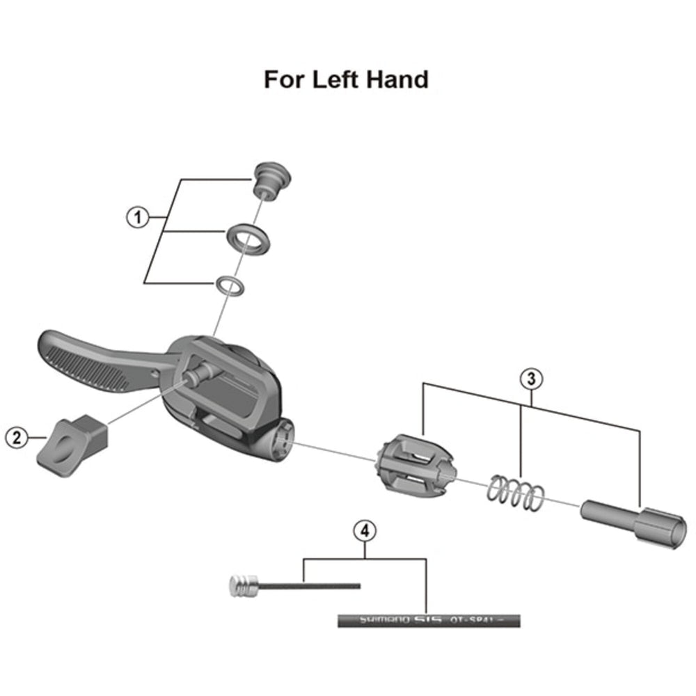 Shimano SL-MT800-IL cable fixing bolt unit