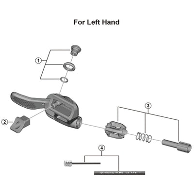 Shimano SL-MT800-IL cable fixing bolt unit