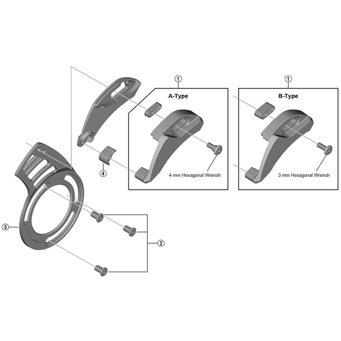 Shimano SM-CDE70 back plate 36T