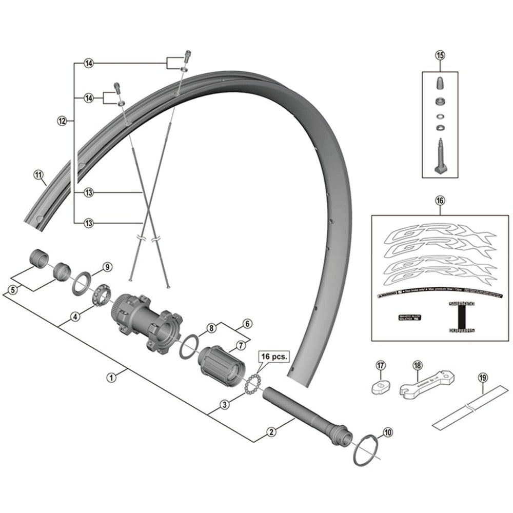 WH-RX570-TL-650B spoke, 277 mm