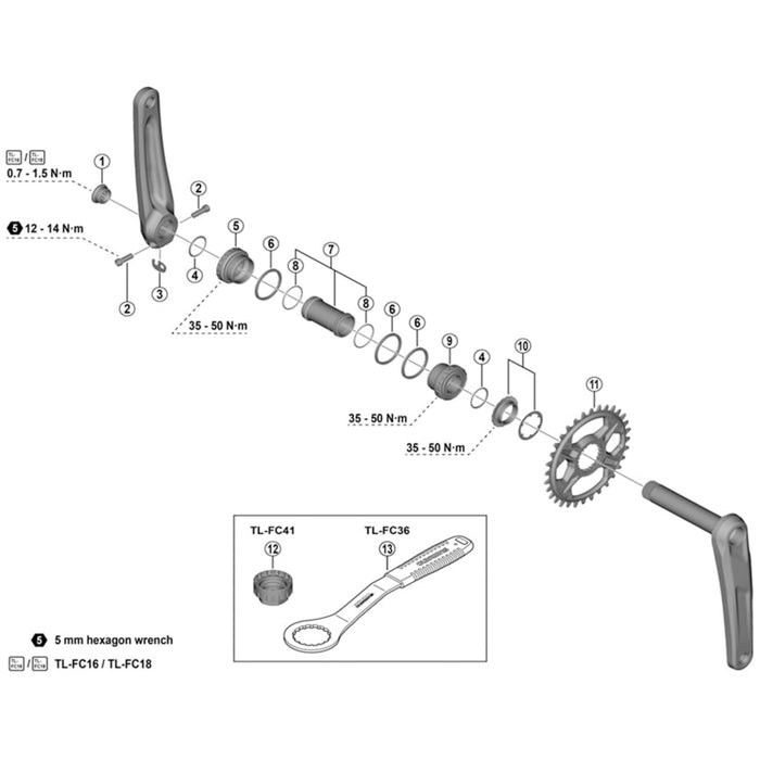 Shimano FC-M8100 plate