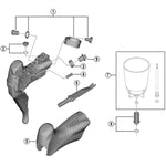 Shimano ST-RX815 bracket covers, pair