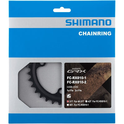 Shimano FC-RX810-2 GRX 11 speed double inner chainring 31T-ND, for 48-31T