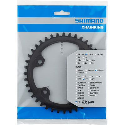 Shimano FC-RX600 GRX 11 speed single 1X chainring 40T