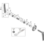 Shimano FC-M6100-1 Deore 12 speed single chainring, 30T