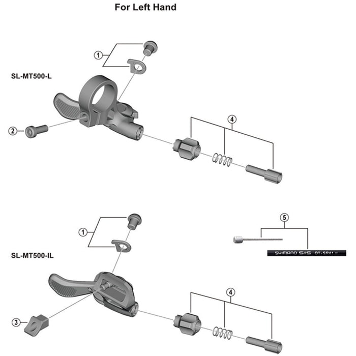 Shimano SL-MT500 cable adjust bolt unit