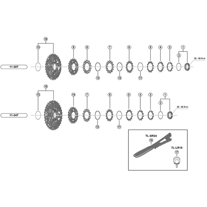 Shimano CS-R9200 spacer A