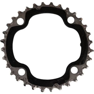 Shimano FC-T521 10 speed triple middle chainring 32T-AE, black
