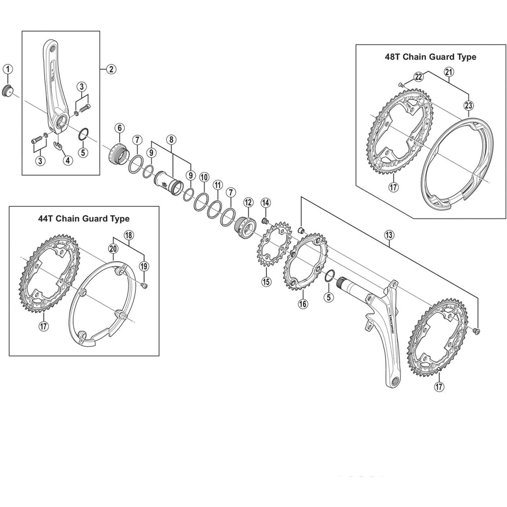 Shimano FC-T611 plate
