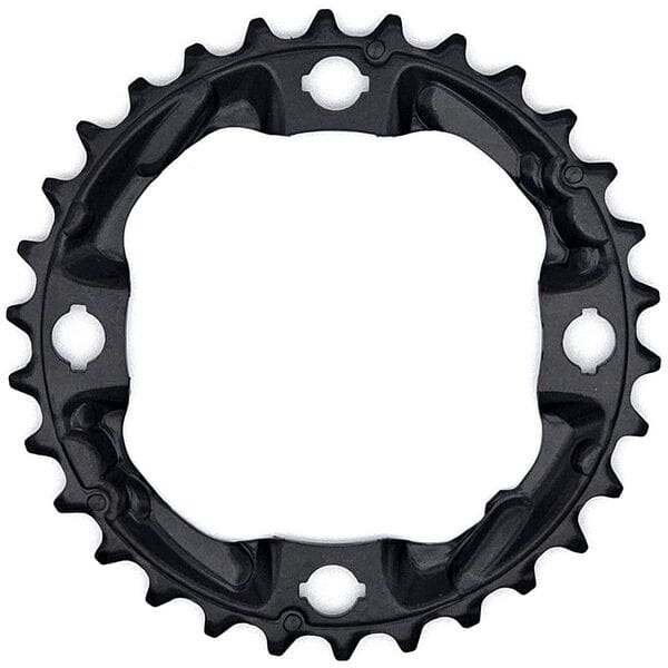 C/RING FC-M4000 9spd Triple Middle 30T Black 30 teeth