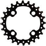Shimano FC-M617 Deore 10 speed double inner chainring, 24T-AZ