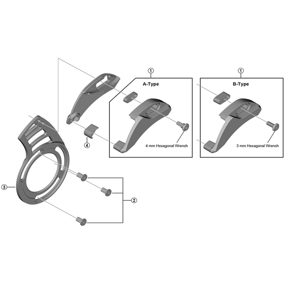 Shimano SM-CDE80 back plate 36T