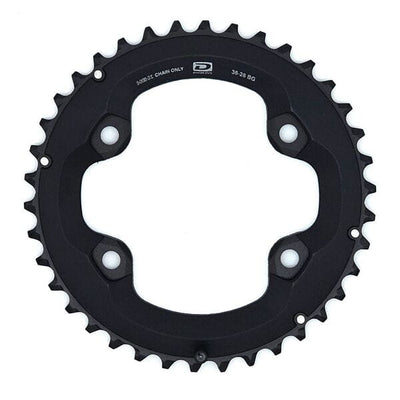 Shimano FC-M6000-2 Deore 10 speed outer chainring, 38T-BG for 38-28T