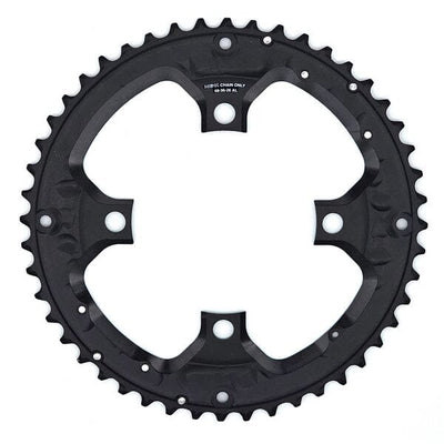 FC-T6010 10 speed triple outer chainring, 48T, for chain guard, black