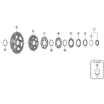 Shimano CS-HG800-11 lock ring and spacer